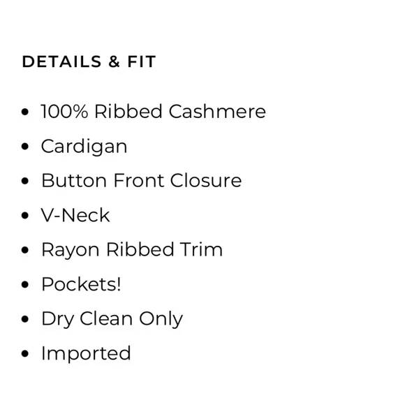 The Sinclair Cashmere Ribbed Cardigan - Picture 7 of 7